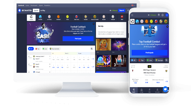 Betmaster дизайн